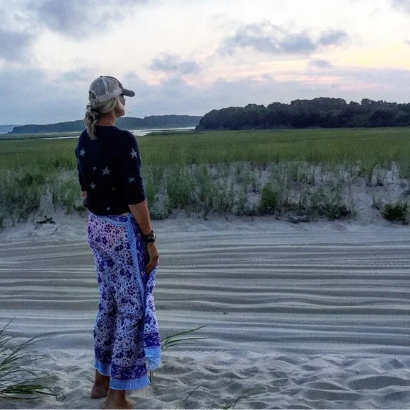 NWT Blockprinted 100% Cotton Pareo Sarong - Picture 4 of 5